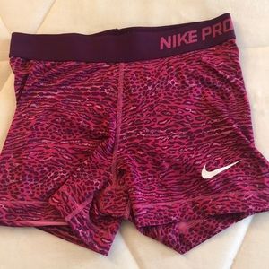 Nike (pros) compression shorts.